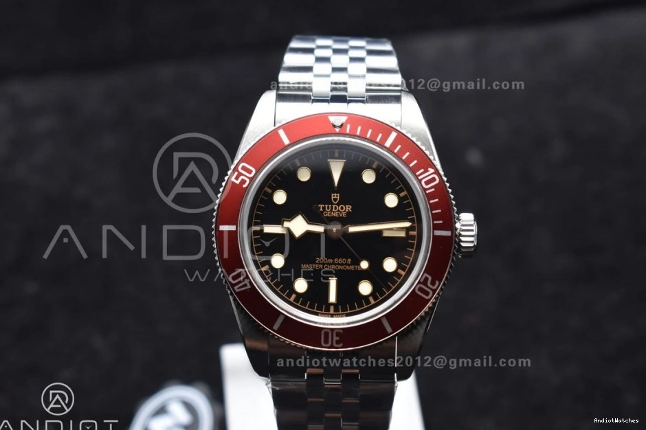 Best Bracelet SS Heritage Jubilee Edition Bay 891 Black Sustainable on Bezel Red ZF A 1:1 0319